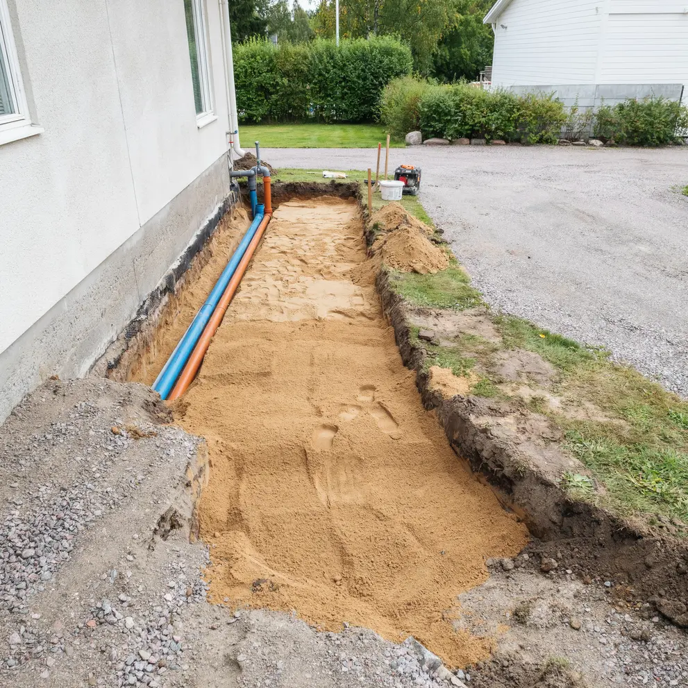 anlagga vatten avlopp skane